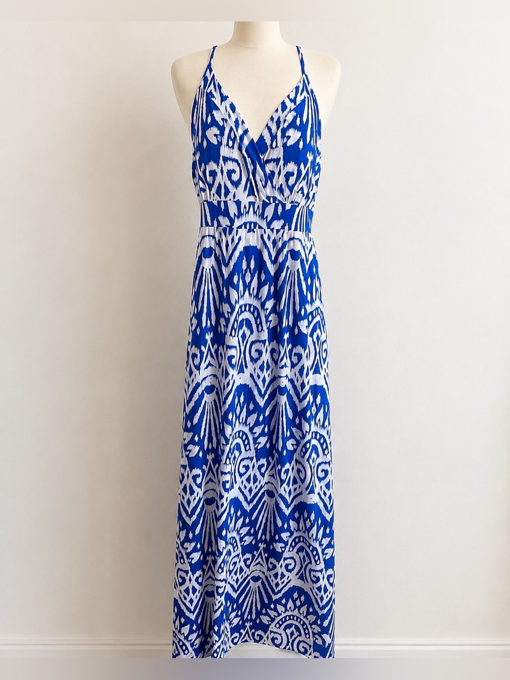 INC Ikat Halter Maxi Dress